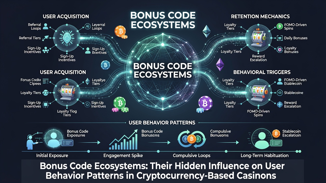 Detailed chart illustrating changes in user session lengths and game preferences after bonus code redemptions in crypto casinos
