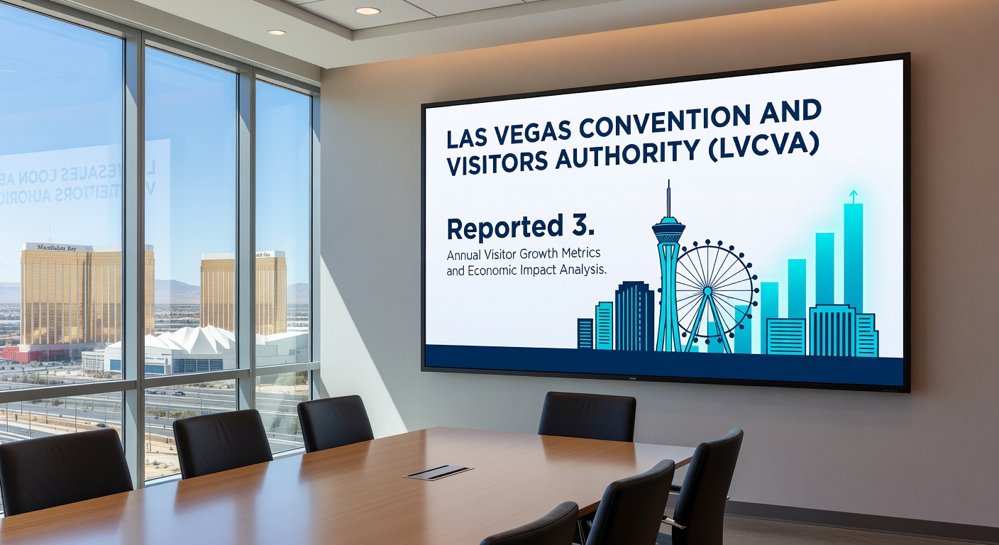 Las Vegas hotel lobby and gaming floor showing typical occupancy levels during spring