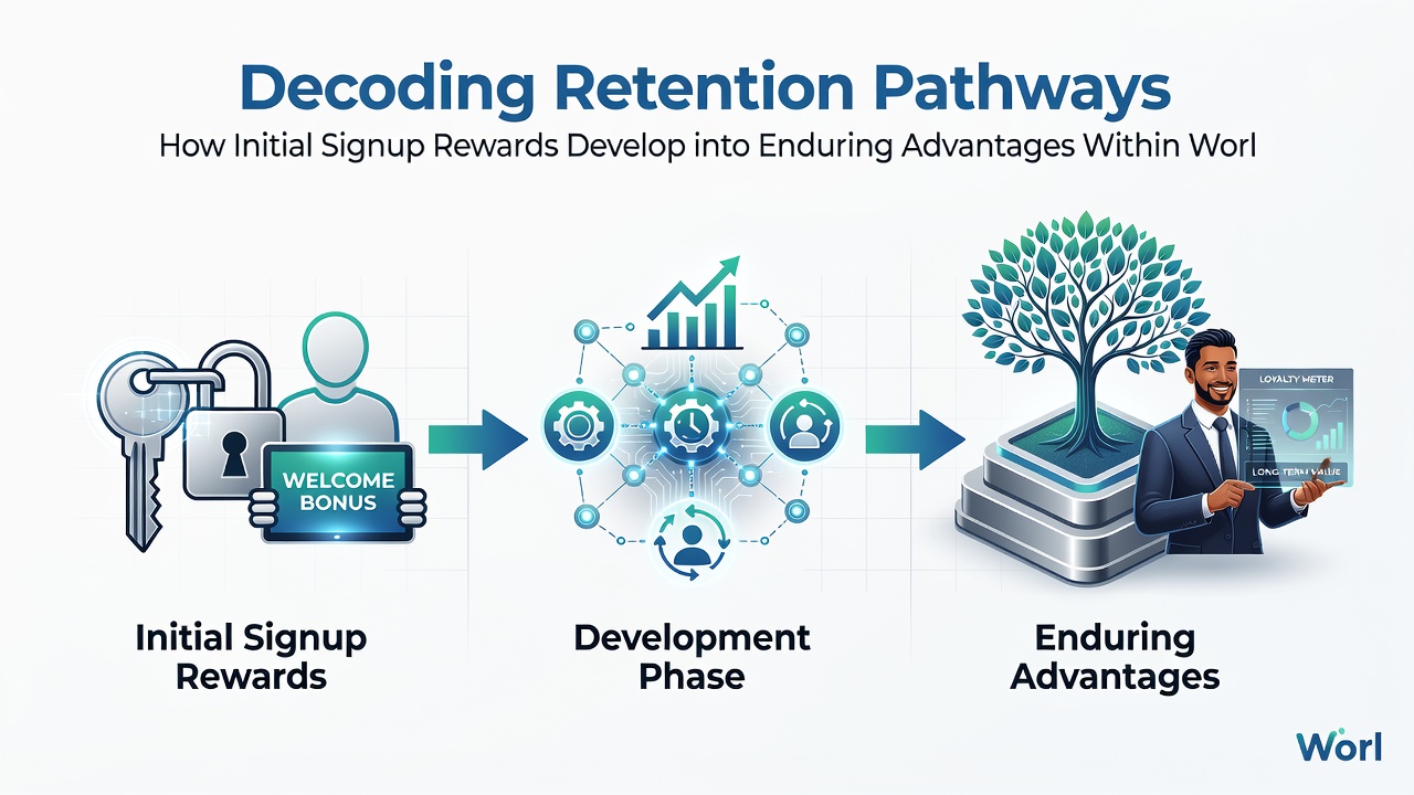 Diagram showing layered retention structures from welcome bonuses to lifetime player advantages in worldwide online betting ecosystems