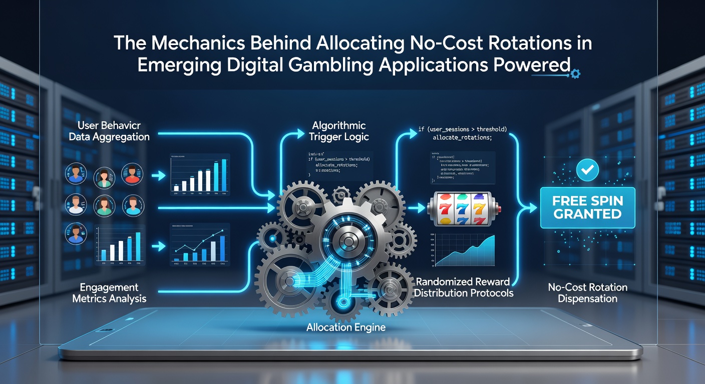 Smart contract execution flow for free spin allocation in blockchain gambling apps